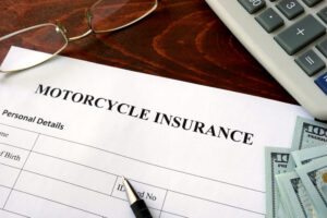 a form of motorcycle insurance 