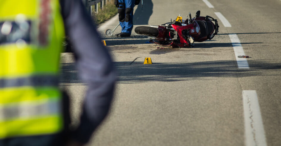 a road motorcycle accident